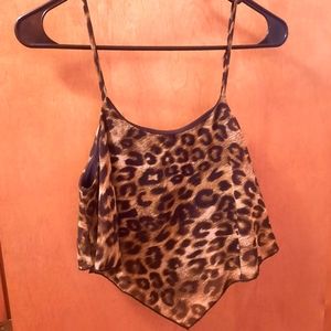 Cheetah Crop top